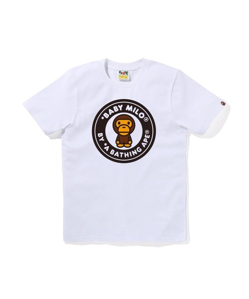 A BATHING APE（アベイシングエイプ）の「MILO BUSY WORKS TEE（Tシャツ/カットソー・レディース・ブラック/ホワイト/ピンク/グリーン・MEDIUM/SMALL/X-SMALL）」の2枚目の写真
