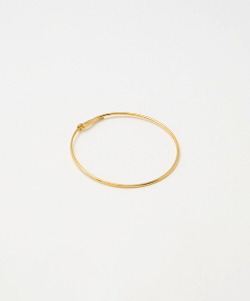 UNITED ARROWS（ユナイテッドアローズ）の「SILVER925 ゴールドプレーティング フープピアス（ピアス（両耳用）・レディース・ゴールド・FREE）」の3枚目の写真