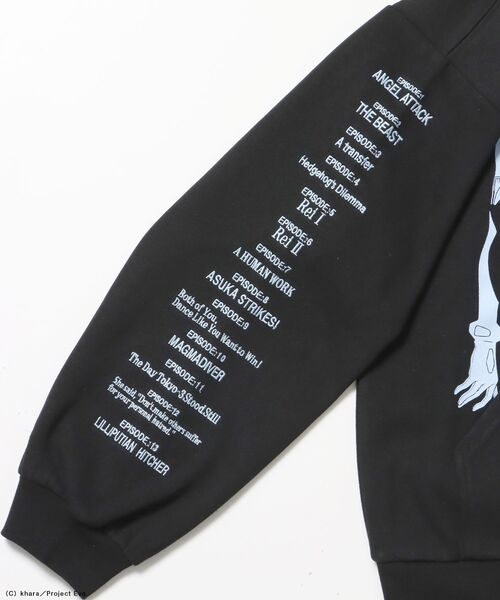 SEQUENZ（シークエンズ）の「【新世紀エヴァンゲリオン×SEQUENZ】EVA CHARCTER ZIP PK / オーバーサイズ ビッグシルエット ジップパーカー 刺繍 プリント フーディ 裏起毛 ユニセックス（パーカー・メンズ・ブラック/グリーン系その他5/グレー・LARGE/MEDIUM）」の18枚目の写真