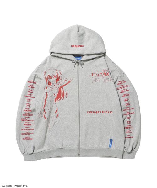 新世紀エヴァンゲリオン×SEQUENZ】EVA CHARCTER ZIP PK / オーバー