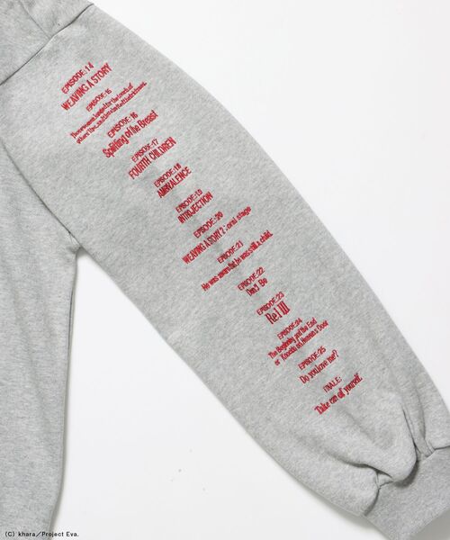 SEQUENZ（シークエンズ）の「【新世紀エヴァンゲリオン×SEQUENZ】EVA CHARCTER ZIP PK / オーバーサイズ ビッグシルエット ジップパーカー 刺繍 プリント フーディ 裏起毛 ユニセックス（パーカー・メンズ・ブラック/グリーン系その他5/グレー・LARGE/MEDIUM）」の16枚目の写真