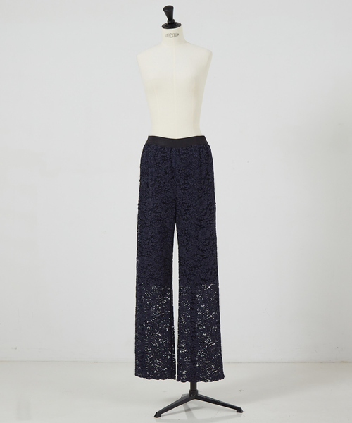 DESIGNWORKS(デザインワークス)の「ボタニカルレースパンツ(その他パンツ・レディース・ネイビー/グレー・38/36)」の7枚目の写真