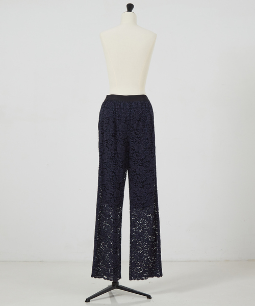 DESIGNWORKS(デザインワークス)の「ボタニカルレースパンツ(その他パンツ・レディース・ネイビー/グレー・38/36)」の9枚目の写真