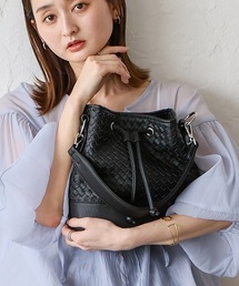 VitaFelice | メッシュ2way巾着バッグ(ハンドバッグ)