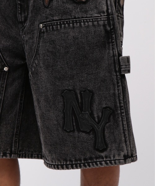 AVIREX（アヴィレックス）の「LEATHER PATCH DENIM SHORTS / レザーパッチ デニム ショートパンツ / AVIREX / アヴィレックス（デニムパンツ・メンズ・インディゴブルー/ブラック・XX-LARGE/X-LARGE/LARGE/MEDIUM）」の20枚目の写真