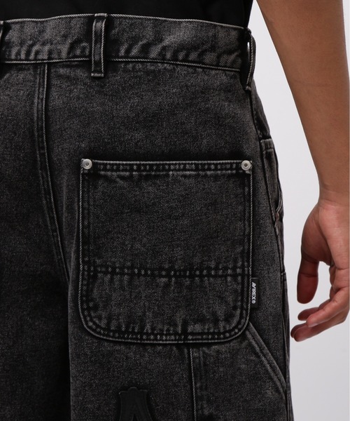AVIREX（アヴィレックス）の「LEATHER PATCH DENIM SHORTS / レザーパッチ デニム ショートパンツ / AVIREX / アヴィレックス（デニムパンツ・メンズ・インディゴブルー/ブラック・XX-LARGE/X-LARGE/LARGE/MEDIUM）」の22枚目の写真