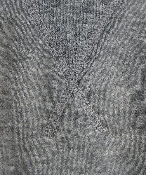 RIVE DROITE(リヴドロワ)の「【こなれ感抜群◎】オーバーショルダーシアーニット(ニット/セーター・レディース・ブラック/グレー/バーガンディー・FREE)」の13枚目の写真