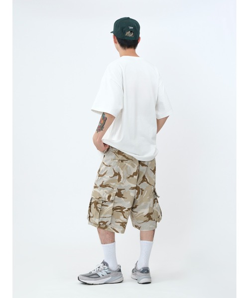 KEBOZ(ケボズ)の「CAMO CARGO SHORTS(その他パンツ・メンズ・オリーブ/サンドベージュ・S/M/L/XL/2XL)」の6枚目の写真