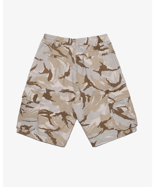 KEBOZ(ケボズ)の「CAMO CARGO SHORTS(その他パンツ・メンズ・オリーブ/サンドベージュ・S/M/L/XL/2XL)」の9枚目の写真