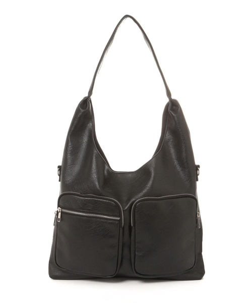 LAKOLE（ラコレ）の「2WAYマルチポケットサンカクトートバッグ / 576001（トートバッグ・メンズ・ブラウン/ブラック・FREE）」の16枚目の写真