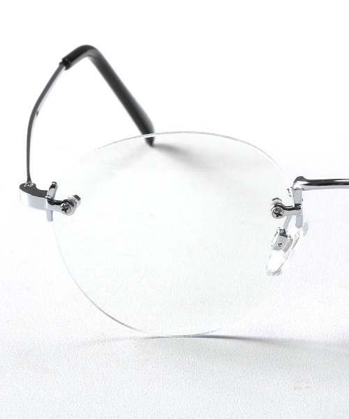 リムレスラウンドサングラス（サングラス）｜LUXSTYLE（ラグ