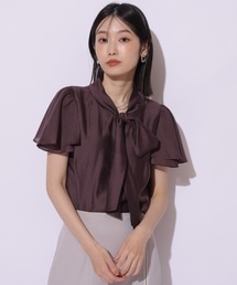 【MOMO☆SALE開催中¨̮♡︎】マイストラーダ　リネン半袖ジャケット 半袖ジャケット（その他アウター）｜Mystrada（マイストラーダ