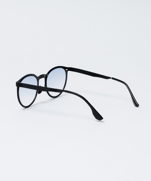 セール】【UV400】ボストン型 折りたたみ可能 サングラス クリア