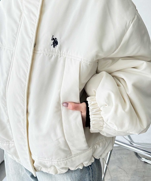 【タグ付新品】GeeRA別注 U.S. POLO ASSN. ジャケット ジーラ GeeRA｜【U.S.POLO.ASSN】ノーカラー中わたブルゾン | Rakuten