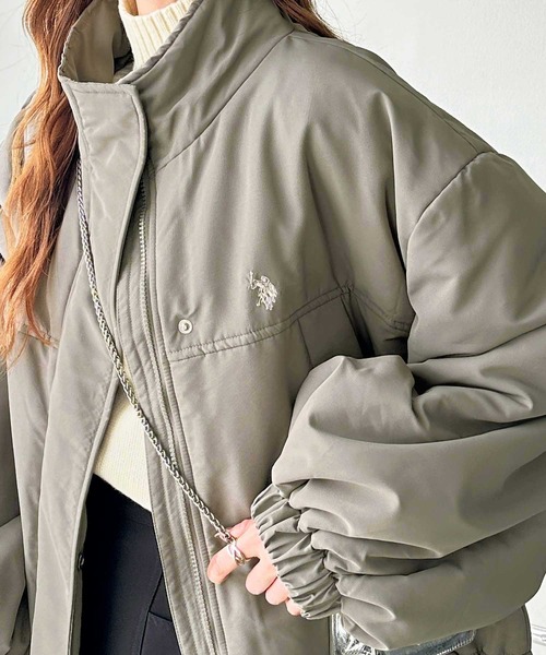 U.S. POLO ASSN.(ユーエスポロアッスン)の「GeeRA別注【U.S. POLO ASSN.】モンスター中綿ブルゾン(ブルゾン・レディース・アイボリー/ブラック/ライトカーキ・MEDIUM/LARGE)」の21枚目の写真