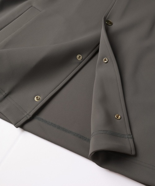 Double Cloth Collarless Dot Button Jacket（ブルゾン