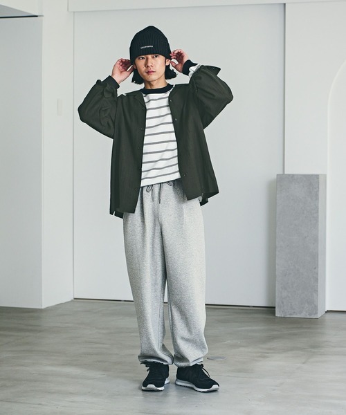 BAYFLOW(ベイフロー)の「バギースウェットトラウザー(その他パンツ・メンズ・グレー/オフホワイト/チャコール・LARGE/MEDIUM)」の12枚目の写真