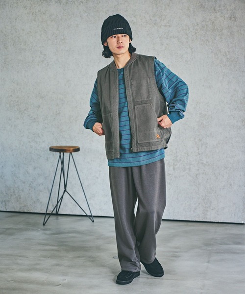 BAYFLOW(ベイフロー)の「バギースウェットトラウザー(その他パンツ・メンズ・グレー/オフホワイト/チャコール・LARGE/MEDIUM)」の7枚目の写真