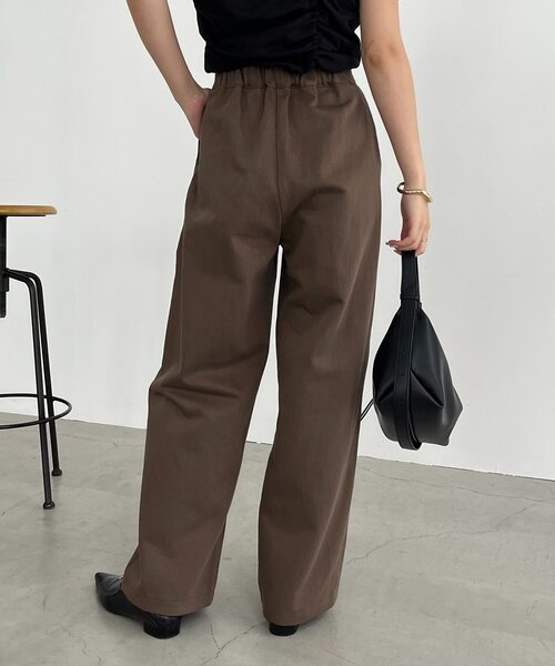 CAPRICIEUX LE'MAGE(カプリシューレマージュ)の「ベルト付ツイルパンツ(その他パンツ・レディース・ブラック/ブラウン/ホワイト系その他・36/38)」の7枚目の写真