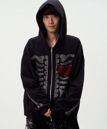 HOTFIX BONE&HEART PARKA