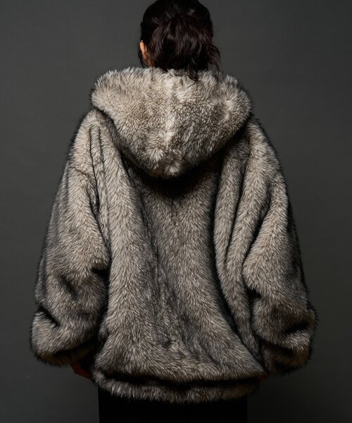 whos who gallery 2wayリバーシブルファーブルゾン セール】【UNISEX/サイズ展開あり】2WAYリバーシブルファーブルゾン