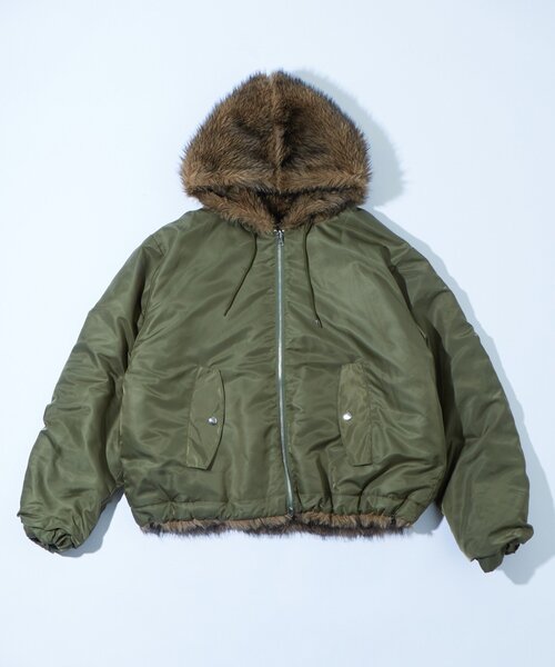 who's who gallery 2WAY リバーシブルファーブルゾン セール】【UNISEX/サイズ展開あり】2WAY REVERSIBLE FUR BLOUSON