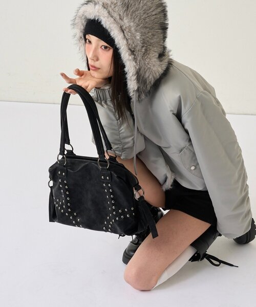 who's who gallery 2WAY リバーシブルファーブルゾン セール】【UNISEX/サイズ展開あり】2WAY REVERSIBLE FUR BLOUSON