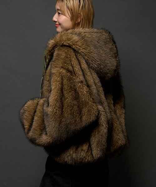 whos who gallery 2wayリバーシブルファーブルゾン セール】【UNISEX/サイズ展開あり】2WAY REVERSIBLE FUR BLOUSON