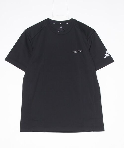 adidas(アディダス)の「アディダス adidas アディダスアダプテーション レギュラーフィット カラット 長袖 / 半袖Tシャツ(Tシャツ/カットソー・メンズ・ホワイト/ブルー/ブラック・S/M/L/3L/LL)」の2枚目の写真