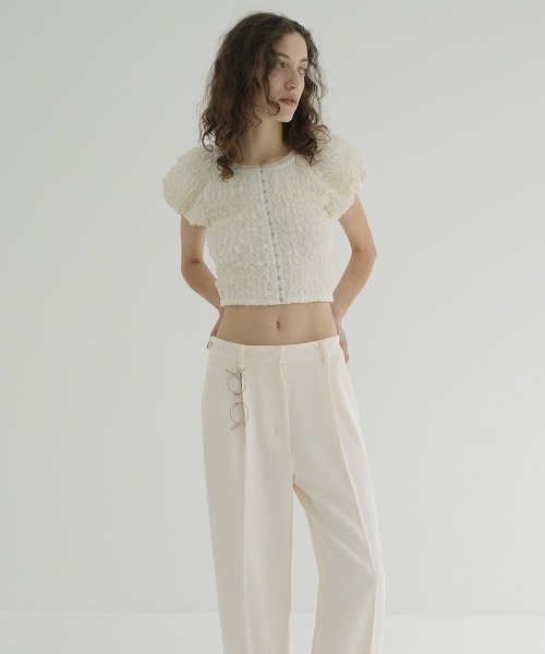 CLANE（クラネ）の「CLANE SHIRRING PUFF TOPS 19122-4072（その他