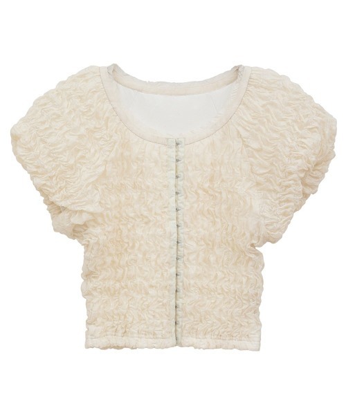 CLANE（クラネ）の「CLANE SHIRRING PUFF TOPS 19122-4072（その他