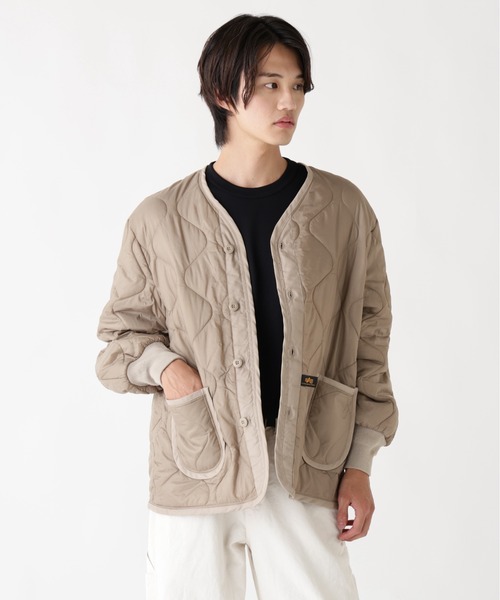 Alpha Industries（アルファインダストリーズ）の「【25FW新作商品】Alpha Industries/アルファインダストリーズ/ALS/92 LINER（ミリタリージャケット・メンズ・ブラック/オリーブ/カーキ/マスタード・X-SMALL/SMALL/MEDIUM/LARGE/X-LARGE/XX-LARGE）」の3枚目の写真