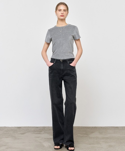 GENERAL IDEA(ジェネラルアイデア)の「GENERAL IDEA/ジェネラルアイディア stretch straight denim pants デニムパンツ(デニムパンツ・レディース・ブラック/ブルー・M/L)」の10枚目の写真