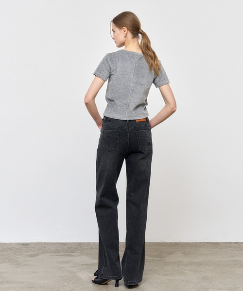 GENERAL IDEA(ジェネラルアイデア)の「GENERAL IDEA/ジェネラルアイディア stretch straight denim pants デニムパンツ(デニムパンツ・レディース・ブラック/ブルー・M/L)」の11枚目の写真