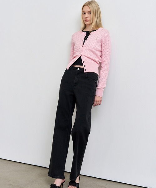 GENERAL IDEA(ジェネラルアイデア)の「GENERAL IDEA/ジェネラルアイディア stretch straight denim pants デニムパンツ(デニムパンツ・レディース・ブラック/ブルー・M/L)」の13枚目の写真