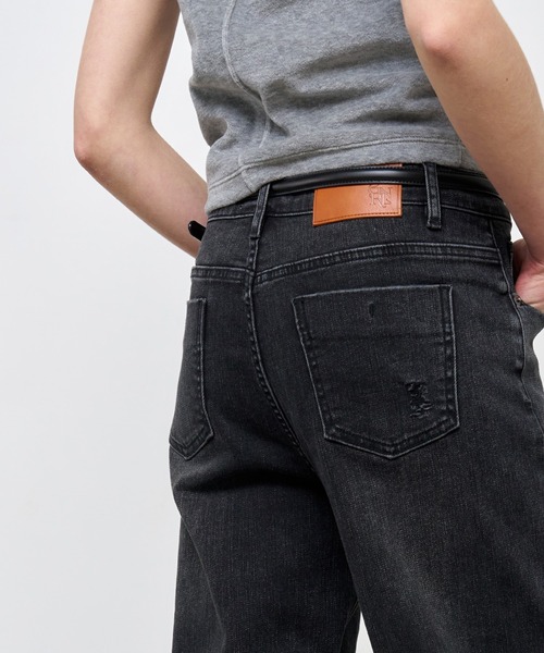 GENERAL IDEA(ジェネラルアイデア)の「GENERAL IDEA/ジェネラルアイディア stretch straight denim pants デニムパンツ(デニムパンツ・レディース・ブラック/ブルー・M/L)」の5枚目の写真
