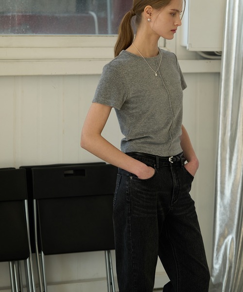 GENERAL IDEA(ジェネラルアイデア)の「GENERAL IDEA/ジェネラルアイディア stretch straight denim pants デニムパンツ(デニムパンツ・レディース・ブラック/ブルー・M/L)」の6枚目の写真