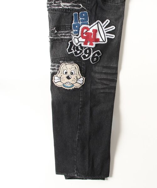 GALFY(ガルフィー)の「【GALFY/ガルフィー】ワッペンだらけデニム(デニムパンツ・メンズ・ブルー系その他/ブラック/ライトインディゴブルー・XL/L)」の22枚目の写真