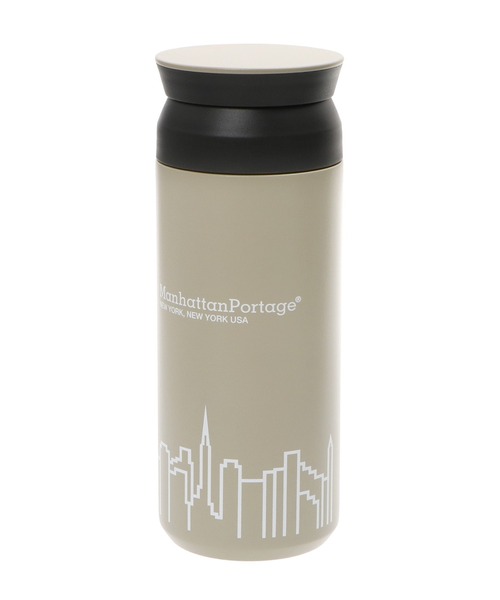 Manhattan Portage(マンハッタンポーテージ)の「MP TRAVEL TUMBLER 500 KINTO(水筒・メンズ・ブラック/サンドベージュ・FREE)」の1枚目の写真