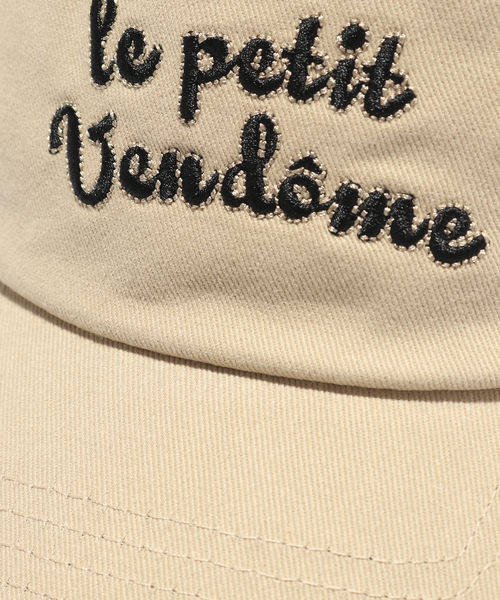 EDIFICE（エディフィス）の「GIFT SHOP (ギフトショップ) Petit Vandome CAP（キャップ・メンズ・ベージュ・FREE）」の5枚目の写真