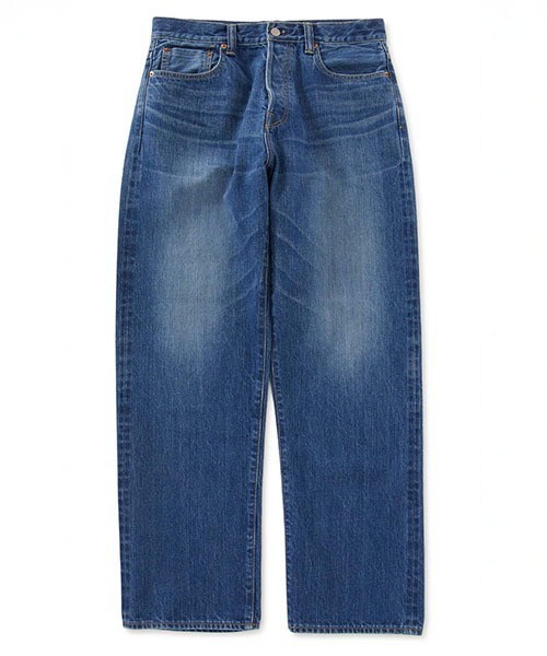PP02 MODスーピマセルビッチデニム ワイドジーンズ /FADE WASH