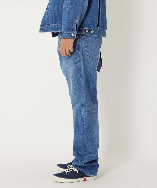 PP02 MODスーピマセルビッチデニム ワイドジーンズ /FADE WASH