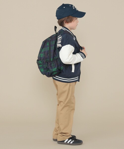 SHIPS（シップス）の「SHIPS KIDS:50th ANNIV チェック デイ パック M（バックパック/リュック・キッズ・ネイビー・ONE SIZE）」の6枚目の写真