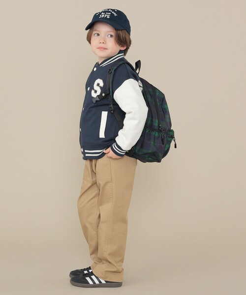 SHIPS（シップス）の「SHIPS KIDS:50th ANNIV チェック デイ パック M（バックパック/リュック・キッズ・ネイビー・ONE SIZE）」の7枚目の写真