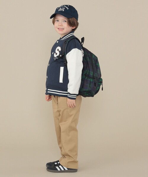 SHIPS（シップス）の「SHIPS KIDS:50th ANNIV チェック デイ パック M（バックパック/リュック・キッズ・ネイビー・ONE SIZE）」の8枚目の写真