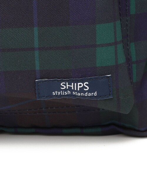 SHIPS（シップス）の「SHIPS KIDS:50th ANNIV チェック デイ パック M（バックパック/リュック・キッズ・ネイビー・ONE SIZE）」の15枚目の写真