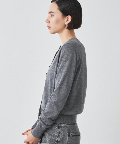 Whim Gazette（ウィムガゼット）の「16Gテンジクカーディガン（カーディガン/ボレロ・レディース・ブルー系その他/ライトベージュ/グレー・FREE）」の16枚目の写真