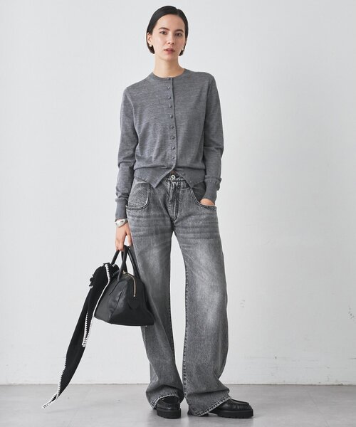 Whim Gazette（ウィムガゼット）の「16Gテンジクカーディガン（カーディガン/ボレロ・レディース・ブルー系その他/ライトベージュ/グレー・FREE）」の12枚目の写真