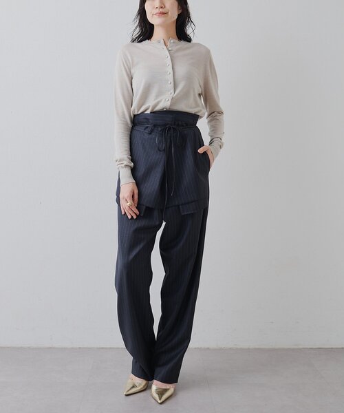 Whim Gazette（ウィムガゼット）の「16Gテンジクカーディガン（カーディガン/ボレロ・レディース・ブルー系その他/ライトベージュ/グレー・FREE）」の11枚目の写真