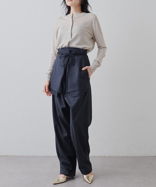 Whim Gazette（ウィムガゼット）の「16Gテンジクカーディガン（カーディガン/ボレロ・レディース・ブルー系その他/ライトベージュ/グレー・FREE）」の4枚目の写真